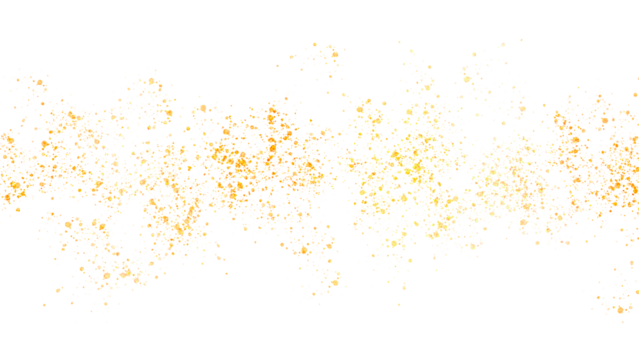 glowing gold sparkle shimmer flakes element on transparent background for wedding festivals