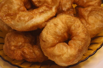 Sfenj Close Up, Moroccan Donuts