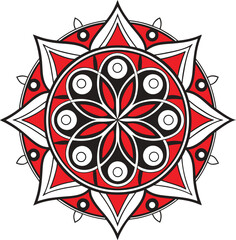 Mandala Pattern Stencil doodles sketch