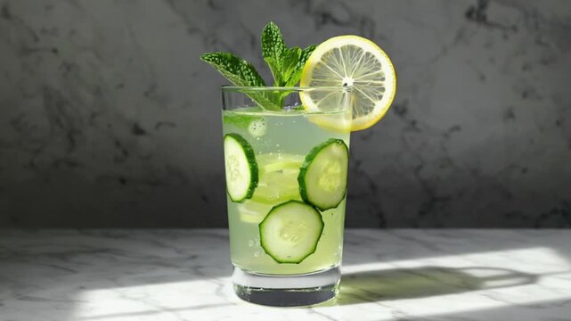 mojito cocktail with lime
