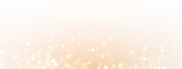 Glowing golden holiday flare illustration with shiny bokeh light effect.
