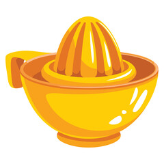 Juice extractor illustration isolated on white background perfect for kitchen, cooking, beverage, and appliance themed creative vector artwork