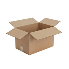 An Open Invitation, Empty Cardboard Box Awaiting Contents in Preparation for Moving Day Process