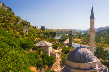 In the historic center of Počitelj