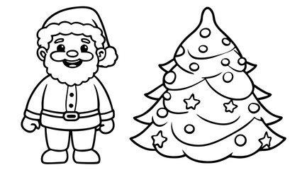 Fototapeta premium santa christmas christmas christmaschildchildchild