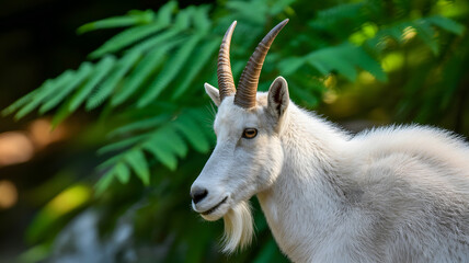 Mountain Goat Profile head image