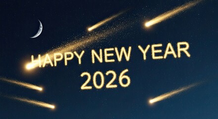 Happy New Year 2026 Sparkle Celebration