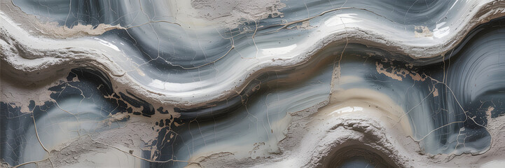 Textured Abstract Surface with Cracked Layers background