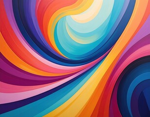 abstract colorful wavy background