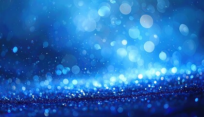 Abstract  blue glitter background