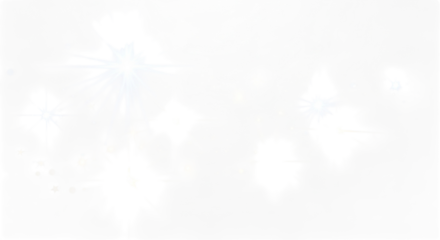 Abstract light effect with bokeh and sparkles isolated on transparent background