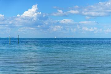 Sailboat on the Horizon at Holmes Beach