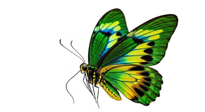 Butterfly isolated on transparent background