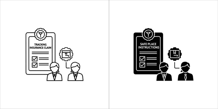 Team members discussing workplace instructions