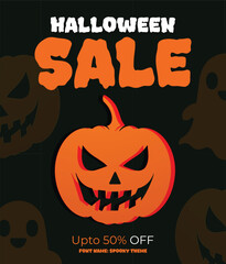 Happy halloween celebration pumpkin spooky ig posts