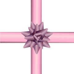 pink ribbon bow