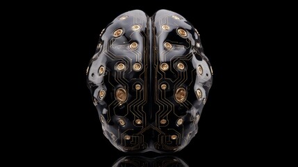 Brain of the future: technology and intelligence combined.