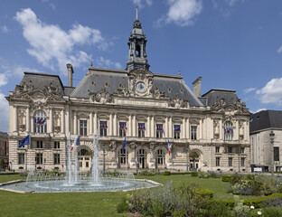 H&ocirc;tel de ville de Tours en France