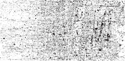 Scratched and Cracked Grunge Urban Background Texture Vector. Dust Overlay Distress Grainy Grungy Effect. Distressed Backdrop Vector Illustration. Isolated Black on White Background. EPS 10.