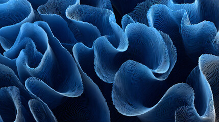 Stunning blue abstract curves create a modern and elegant flow, perfect for backgrounds, presentations, and creative projects that need a touch of sophistication
