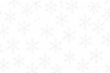 Falling white snowflakes creating a winter pattern, cold crystal graphic element for christmas and holiday seasons on transparent background