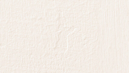 Obraz premium Uneven render cream wall with dirty brown stain. Stucco paint plaster grunge and rough surface. Filler on concrete wall.