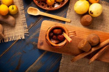 Ponche de Frutas Navideño. In Mexico, Christmas fruit punch is a hot fruit-infused drink, traditionally consumed in the December season during posadas and Christmas Eve.
