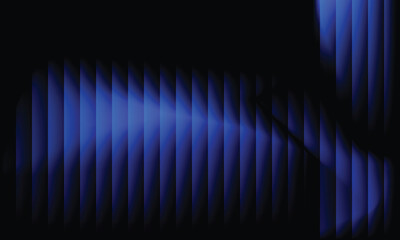 Blue and navy blue gradient soft glowing glass effect template