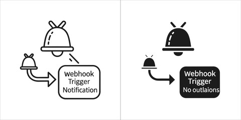 Webhook trigger notification icon