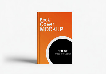 Hardcover Book Cover Mockup