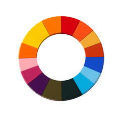 Fototapeta premium Photo of 3D pie chart isolated on transparent background