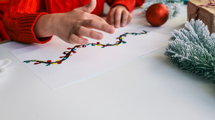 Idea for Christmas creativity with children.