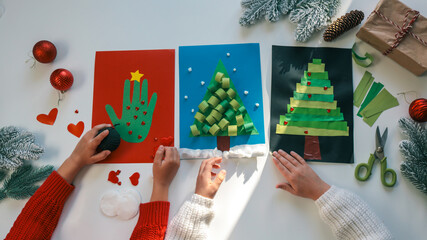 Idea for Christmas creativity with children