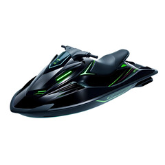Photo of jet ski isolated on transparent background