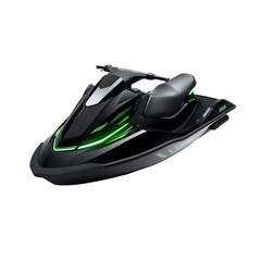 Photo of jet ski isolated on transparent background