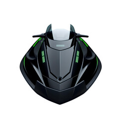 Photo of jet ski isolated on transparent background