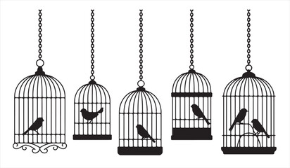 Artistic birdcage design symbolizing freedom and elegance