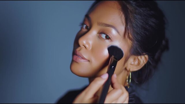 Makeup application techniques for a radiant glow at home