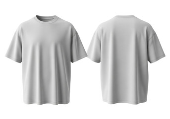 Blank White Oversized T-Shirt Mockup