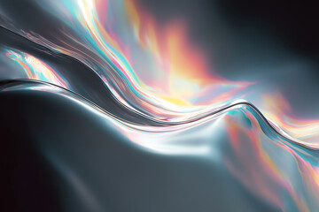 Awangardowe tło – abstrakcyjne kolorowe fale, geometryczne struktury i futurystyczne tekstury