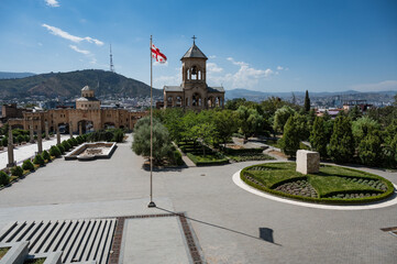  Exterior of Holy Trinity Cathedral in TBILISI, GEORGIA