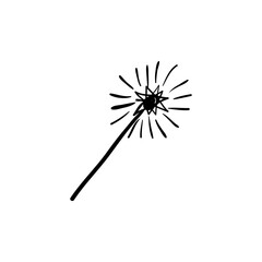 Simple illustration of a magic wand, great for fantasy-themed designs and children's projects