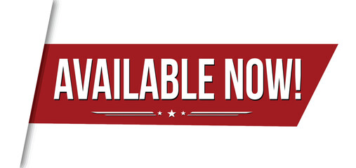 Available now banner design