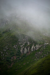 fog in the mountains