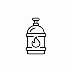 gas propane icon sign vector