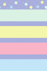 Obraz premium Pastel Layer Cake Pattern