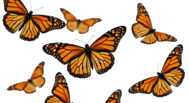 Butterfly isolated on transparent background - Powered by Adobe
