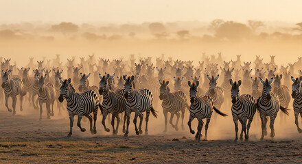 Thundering Hooves – Zebras on the Move