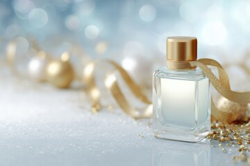 Glistening perfume, symbolizing beauty, celebration, and the spirit of gifting.