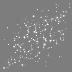 Sparkling white light effects create a dynamic, celebratory atmosphere perfect for festive designs and magical moments